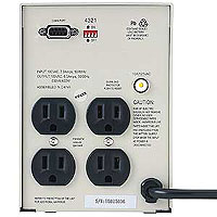 自動シャットダウンソフト&通信ケーブル標準付属で長寿命バッテリ採用（650VA）小型無停電電源装置 UPS-650D サンワサプライ