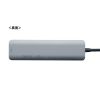 USB Type-C ハブ（HDMI・8K30Hz/4K120Hz対応・5in1・USB 10Gbps・PD100W入力・PD85W給電・接続見える化・シルバー）