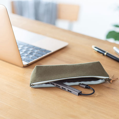 USBハブ（ Type-C ・USB2.0・4ポート・薄型・スリム・バスパワー） USB-2TCH23SN サンワサプライ