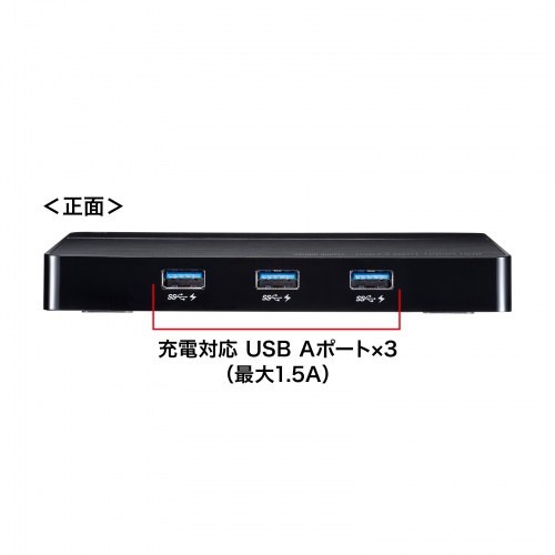 USB3.2Gen1 10ポートハブ