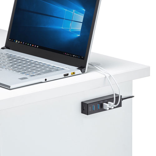 USBハブ（マグネット・4ポート・サンワサプライ） USB-3H405BKN