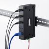 産業用USBハブ（4ポート・5Gbps・DINレール対応・-40℃対応・セルフパワー・USB-IF認証)