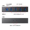 産業用USBハブ（4ポート・5Gbps・DINレール対応・-40℃対応・セルフパワー・USB-IF認証)