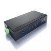 産業用USBハブ（7ポート・5Gbps・DINレール対応・-40℃対応・セルフパワー・USB-IF認証）