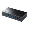 産業用USBハブ（7ポート・5Gbps・DINレール対応・-40℃対応・セルフパワー・USB-IF認証）