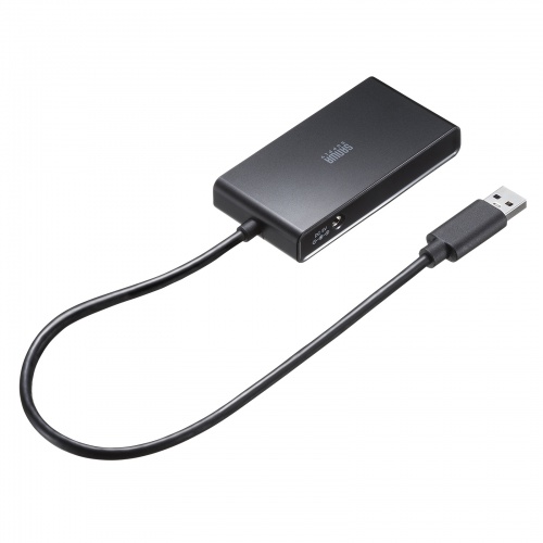 USBハブ（LAN対応・3ポート・セルフパワー・2.5GLAN対応・10Gbps・USB A接続）