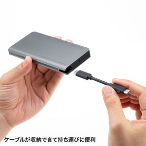 USB Type-C ドッキングハブ（VGA・HDMI・LANポート・SDカードリーダー付き）