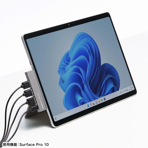 USBハブ (スリム・USB・Type-C・iPhone15・iPhone15plus・シルバー） USB-3TCH21SN サンワサプライ