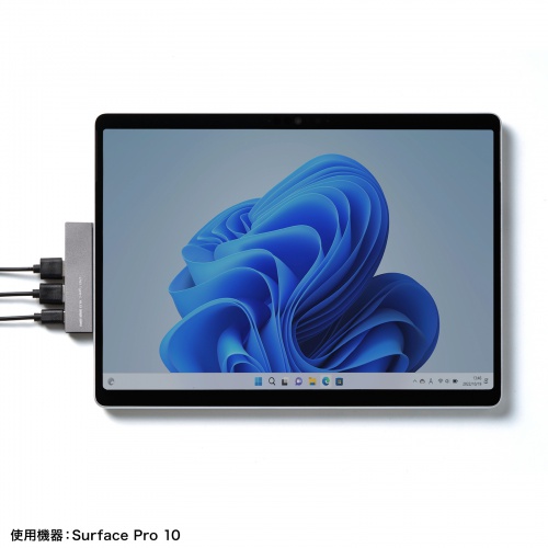 USB Type-C USBハブ（薄型・スリム・Type-Cポート・バスパワー・iPhone15対応・iPhone15plus対応・シルバー） USB-3TCH22SN サンワサプライ