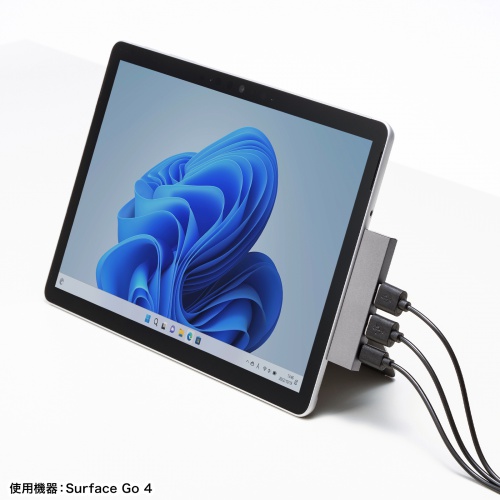 USB Type-C USBハブ（薄型・スリム・Type-Cポート・バスパワー・iPhone15対応・iPhone15plus対応・シルバー） USB-3TCH22SN サンワサプライ