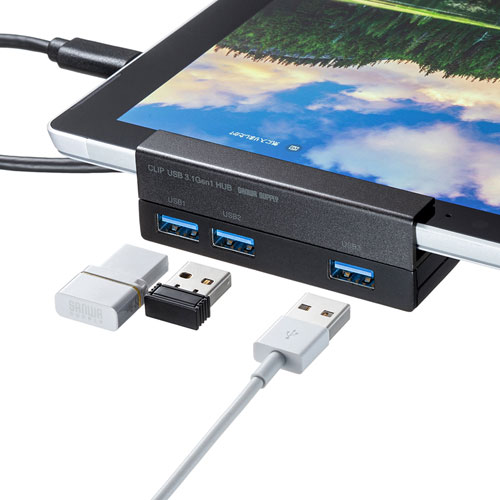 iPad Pro用　USBハブ(USB-c)×２ USB Type-Cハブ（タブレット用・Surface・iPad Pro・バスパワー