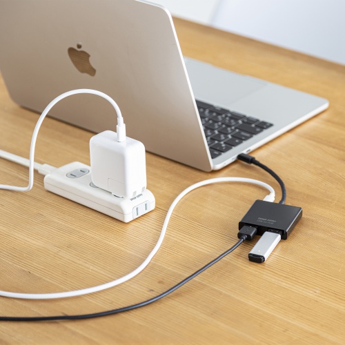 USBハブ（Type-Cハブ・A×2/C×1） USB-3TCP9BK サンワサプライ