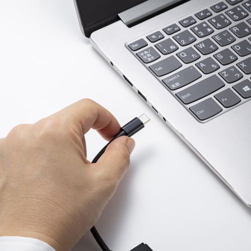 USBハブ（Type-Cハブ・A×2/C×1） USB-3TCP9BK サンワサプライ