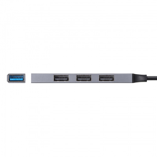 USBハブ（USB  Type-C接続・USB A・4ポート・USB 5Gbps・USB2.0・スリムハブ・アルミ）