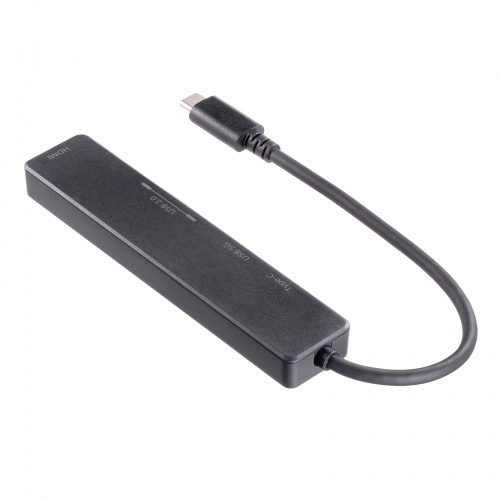 ドッキングステーション（タイプCハブ・4K・USBハブ・3ポート・5Gbps対応） USB-5TCH15BK サンワサプライ