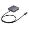 USB-Cハブ（2画面出力・HDMI×2・Type-C映像出力可能・マルチディスプレイ・4K/60Hz・PD100W入力・USB5Gbps・ケーブル長60cm）