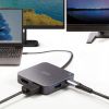 USB-Cハブ（2画面出力・HDMI×2・Type-C映像出力可能・マルチディスプレイ・4K/60Hz・PD100W入力・USB5Gbps・ケーブル長60cm）
