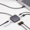 USB-Cハブ（2画面出力・HDMI×2・Type-C映像出力可能・マルチディスプレイ・4K/60Hz・PD100W入力・USB5Gbps・ケーブル長60cm）