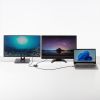USB-Cハブ（2画面出力・HDMI×2・Type-C映像出力可能・マルチディスプレイ・4K/60Hz・PD100W入力・USB5Gbps・ケーブル長60cm）