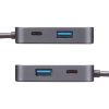 USB-Cハブ（2画面出力・HDMI×2・Type-C映像出力可能・マルチディスプレイ・4K/60Hz・PD100W入力・USB5Gbps・ケーブル長60cm）