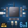 USB-Cハブ（2画面出力・HDMI×2・Type-C映像出力可能・マルチディスプレイ・4K/60Hz・PD100W入力・USB5Gbps・ケーブル長60cm）