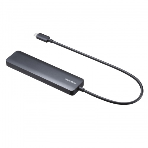 ドッキングステーション（Type-C 接続・5 in 1・HDMI2つ・2画面出力・4K/60Hz対応・PD100W・スリム・コンパクト・USB A 2つ・ケーブル長30cm）