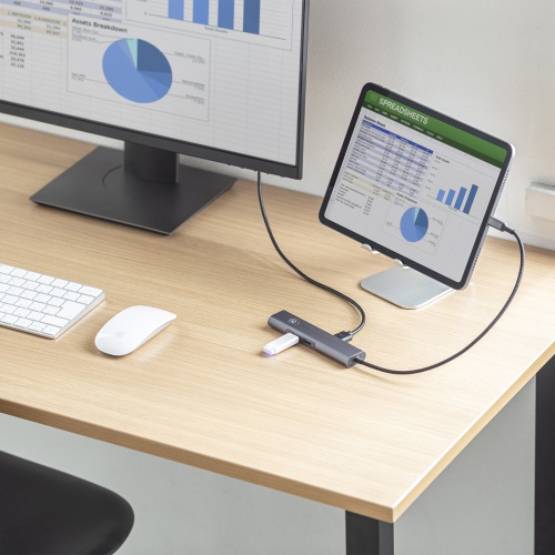 ドッキングステーション（USB Type-C・画面ON/OFFスイッチ付き・HDMI・4K/60Hz・USB PD100W対応・USB 5Gbps・ケーブル一体型・LAN接続・持ち運び）