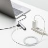 USB Type--C ハブ（スリム・HDMI映像出力・USB A×1・USB-C×1・LAN・PD100W対応・放熱構造・15cm）