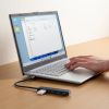 USB Type-C ハブ（4ポート・USB A×2・Type-C×2・PD100W対応・最大90W給電・USB・5Gbps・薄型・コンパクト ケーブル一体型・ブラック）