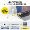 USBハブ（USB-C接続・4-in-1・直挿し・薄型・スリム・カードリーダー付き・USB 5Gbps・Type-C・PD100W・コンパクト）