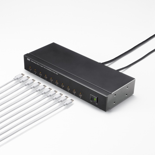 USBハブ 10ポート｜type-C・電源付きセルフパワー・充電同期・満充電自動OFF