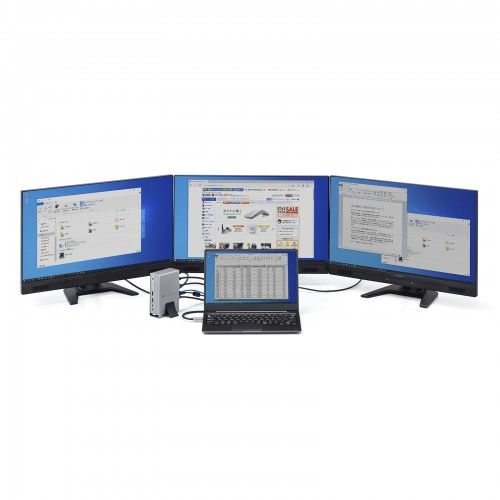 【在庫限り処分特価品！】ドッキングステーション（USBハブ・Type-C・4K×3画面出力対応・PD対応・100W・おすすめ） USB-CVDK10 サンワサプライ