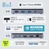 ドッキングステーション（HDMI×2画面出力・LAN端子付き）