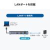 ドッキングステーション（HDMI×2画面出力・LAN端子付き）