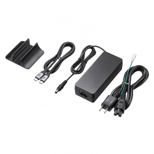 ドッキングステーション（タイプCハブ・HDMI・2画面出力・縦型スタンド付き・4K/60Hz対応・PD65W・充電アダプタ付き・アルミ製） USB-CVDK16 サンワサプライ