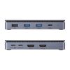 ドッキングステーション（USB Type-C・HDMI×2・LANなし・4K/30Hz・PD100W対応・コンパクト・2画面出力・PD充電・据え置き）