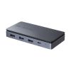 ドッキングステーション（USB Type-C・HDMI×2・LANなし・4K/30Hz・PD100W対応・コンパクト・2画面出力・PD充電・据え置き）