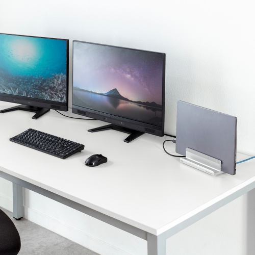 ドッキングステーション（Type-C接続・2画面出力・HDMI2ポート搭載・スタンド型・クラムシェル・ノートパソコンスタンド対応・4K/60Hz・PD100W・USB Aポート×2・有線LAN対応）