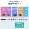 ドッキングステーション（Type-C・10-in-1・HDMI・1画面・4K/60Hz・PD急速充電・SDカードリーダー・LAN・MACアドレスパススルー・コンパクト・ケーブル着脱式）