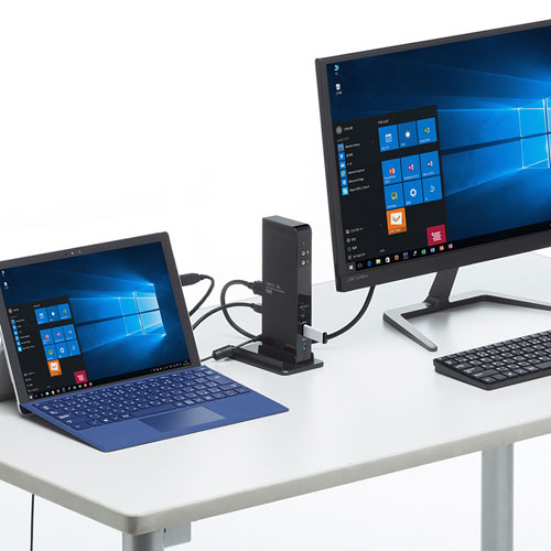 【在庫限り価格！】ドッキングステーション｜hdmi2つ・2画面出力対応・type c・PD対応・4K