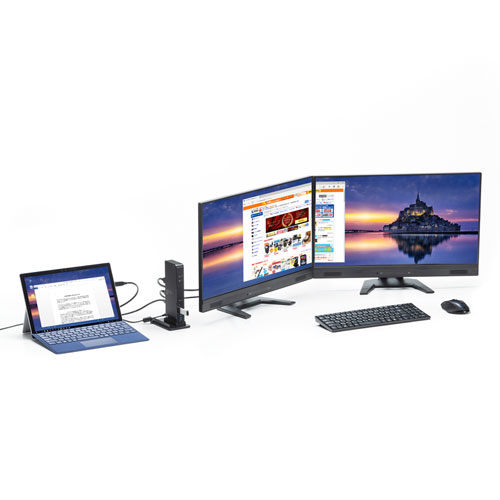 【在庫限り価格！】ドッキングステーション｜hdmi2つ・2画面出力対応・type c・PD対応・4K