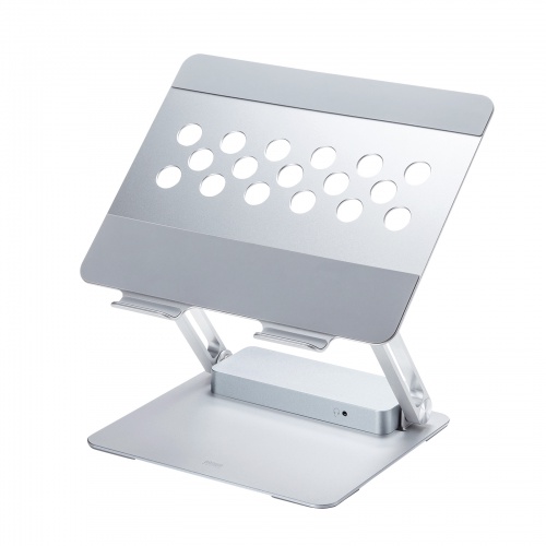 ドッキングステーション（タイプCハブ・USBハブ・アルミスタンド・２画面出力・マグネット・PD・HDMI・DisplayPort・LAN・ROG Ally） USB-CVDK9STN サンワサプライ