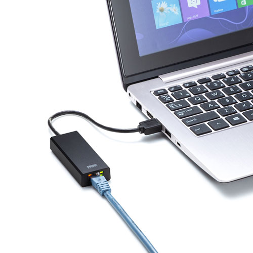 USB LAN変換アダプタ(USB3.2・ギガビット対応・2.5Gbps対応・おすすめ・ブラック) USB-CVLAN5BK サンワサプライ