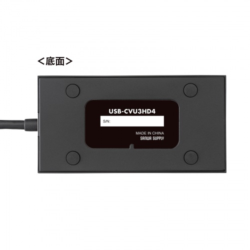 サンワサプライ　ディスプレイアダプター　USB-CVU3HD2N ３個　① USB-CVU3HD2N【USB3.2-HDMIディスプレイアダプタ（4K対応）】USB