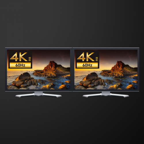 USB-HDMIディスプレイアダプタ（4K/60Hz対応・2画面出力）