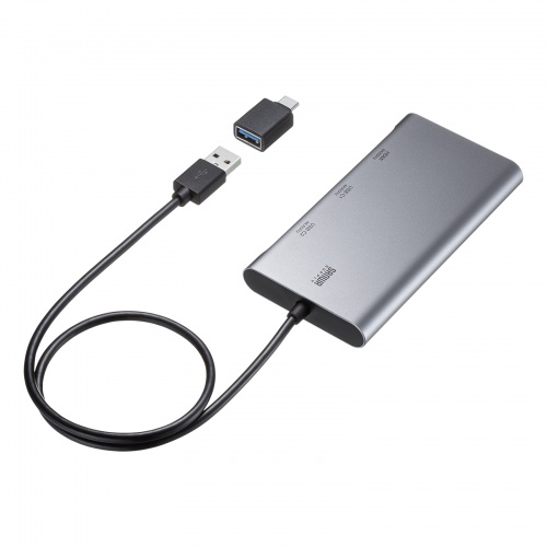 USB C - HDMI 変換アダプタ（4K×3・拡張・3画面・HDMI×1 USB C×2・ディスプレイアダプタ・トリプルディスプレイ・Win Mac対応）