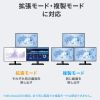 USB C - HDMI 変換アダプタ（4K×3・拡張・3画面・HDMI×1 USB C×2・ディスプレイアダプタ・トリプルディスプレイ・Win Mac対応）