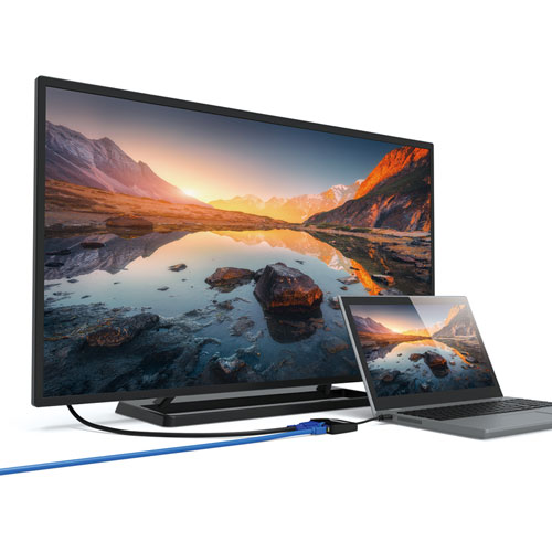 変換アダプタ(USB3.1-VGA/LAN変換・デュアルモニタ・ギガビット対応)