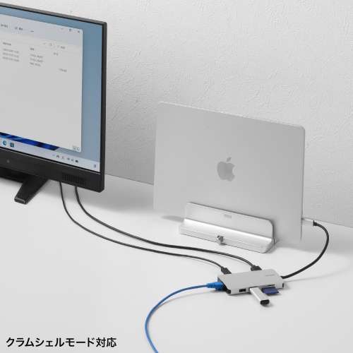 USB Type-Cモバイルドッキングステーション（7-in-1・4K/30Hz対応・HDMI出力・SD/microSDカードリーダー・PD100W）