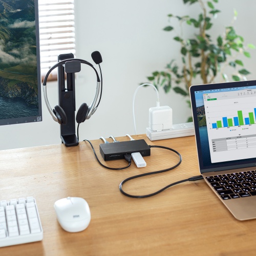 Type-C ドッキングステーション（9-in-1・机固定・ハブ・USB PD・HDMI・SD・MicroSD・カードリーダー・USB3.2・Gen1・DisplayPort Alt mode）